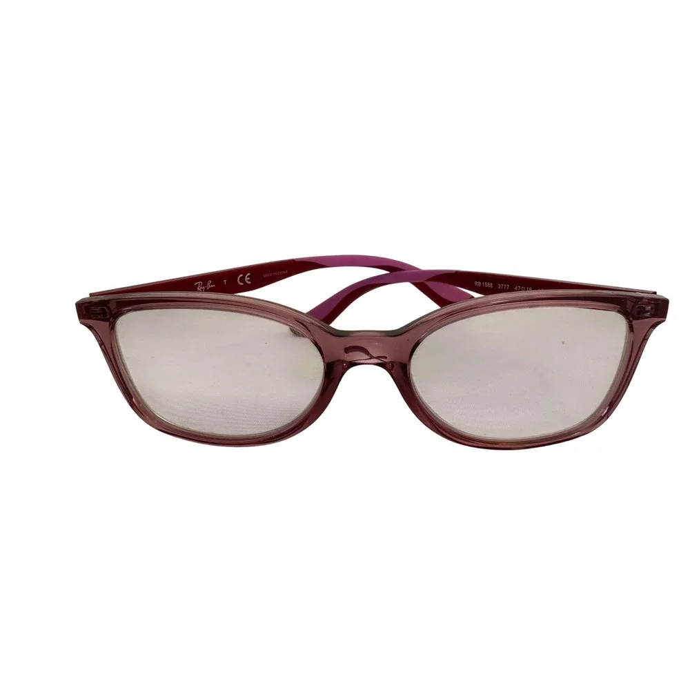 Ray-Ban Junior Eyeglasses RB1586 3777 Purple Pink Cat Eye Frames 47-16-130 Kids